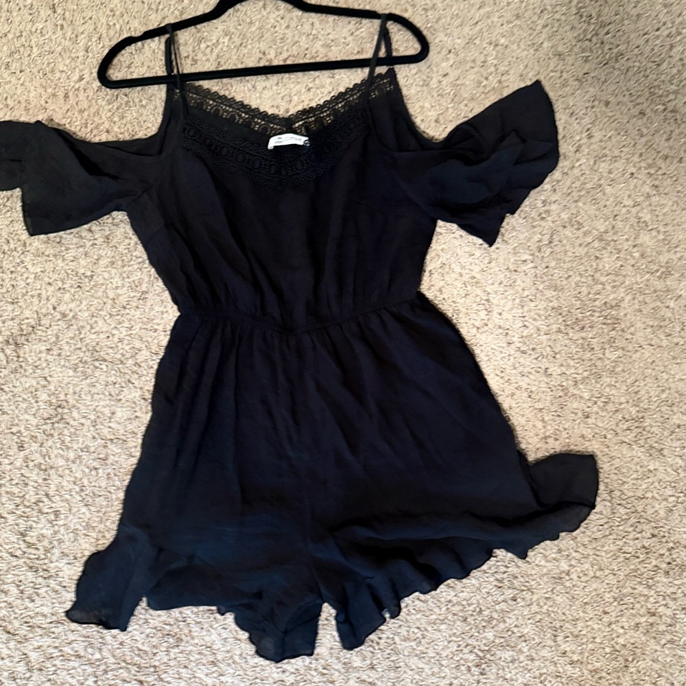Cupshe Black Lace Swim Cover up